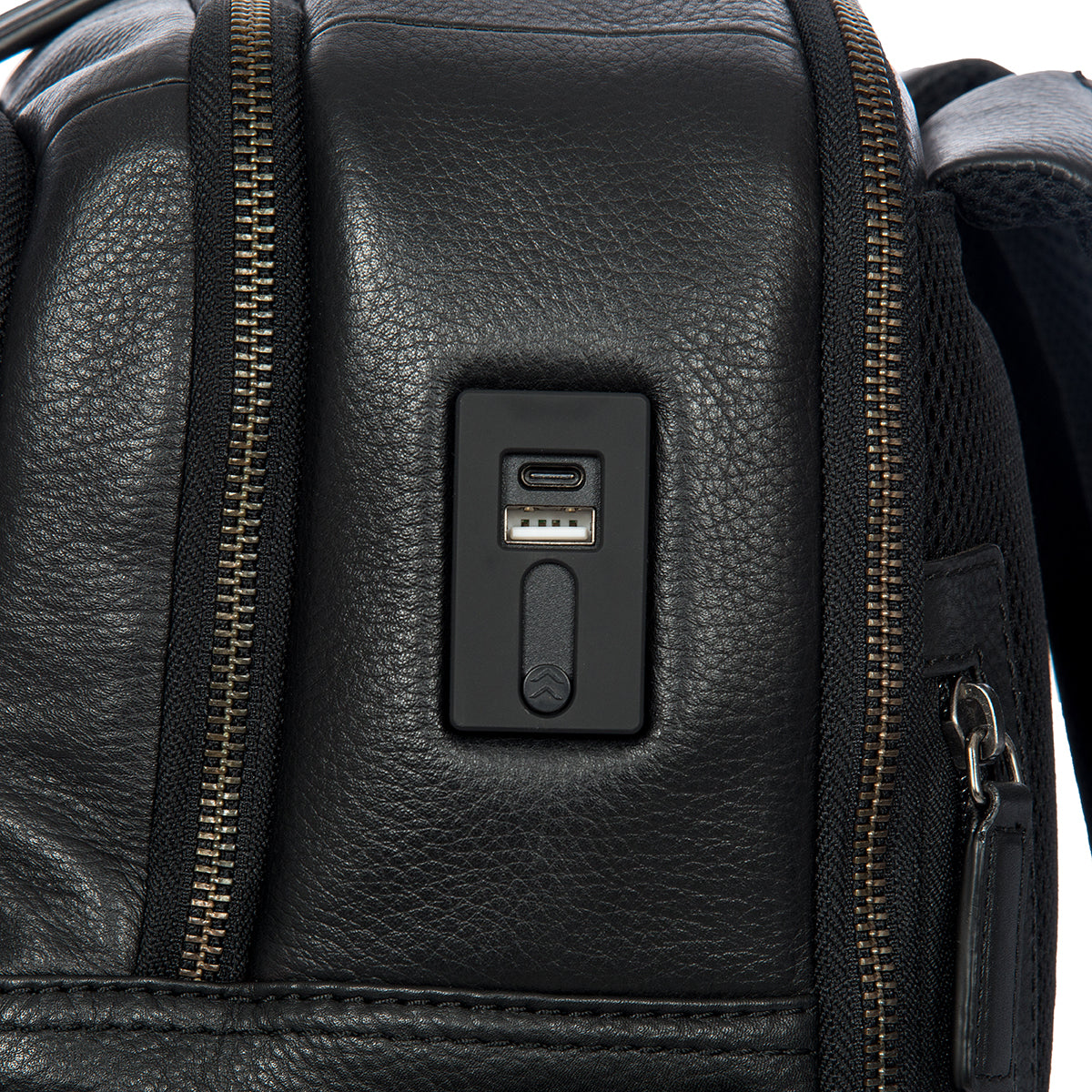 Brics Torino Large Leather Business Backpack | Black