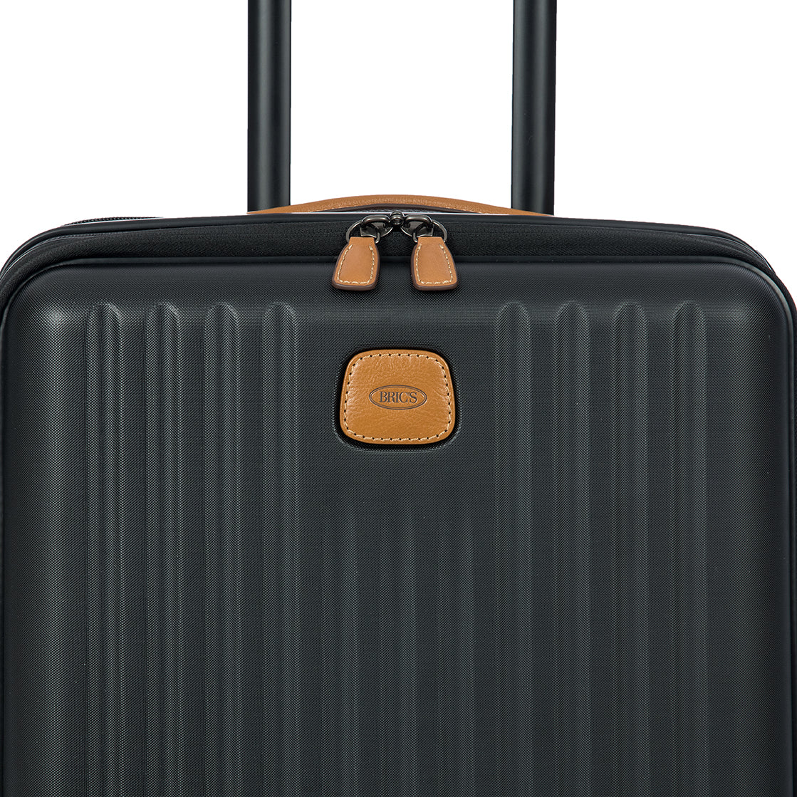 Bric's Capri 55cm Trolley Spinner with Front Pocket | Black