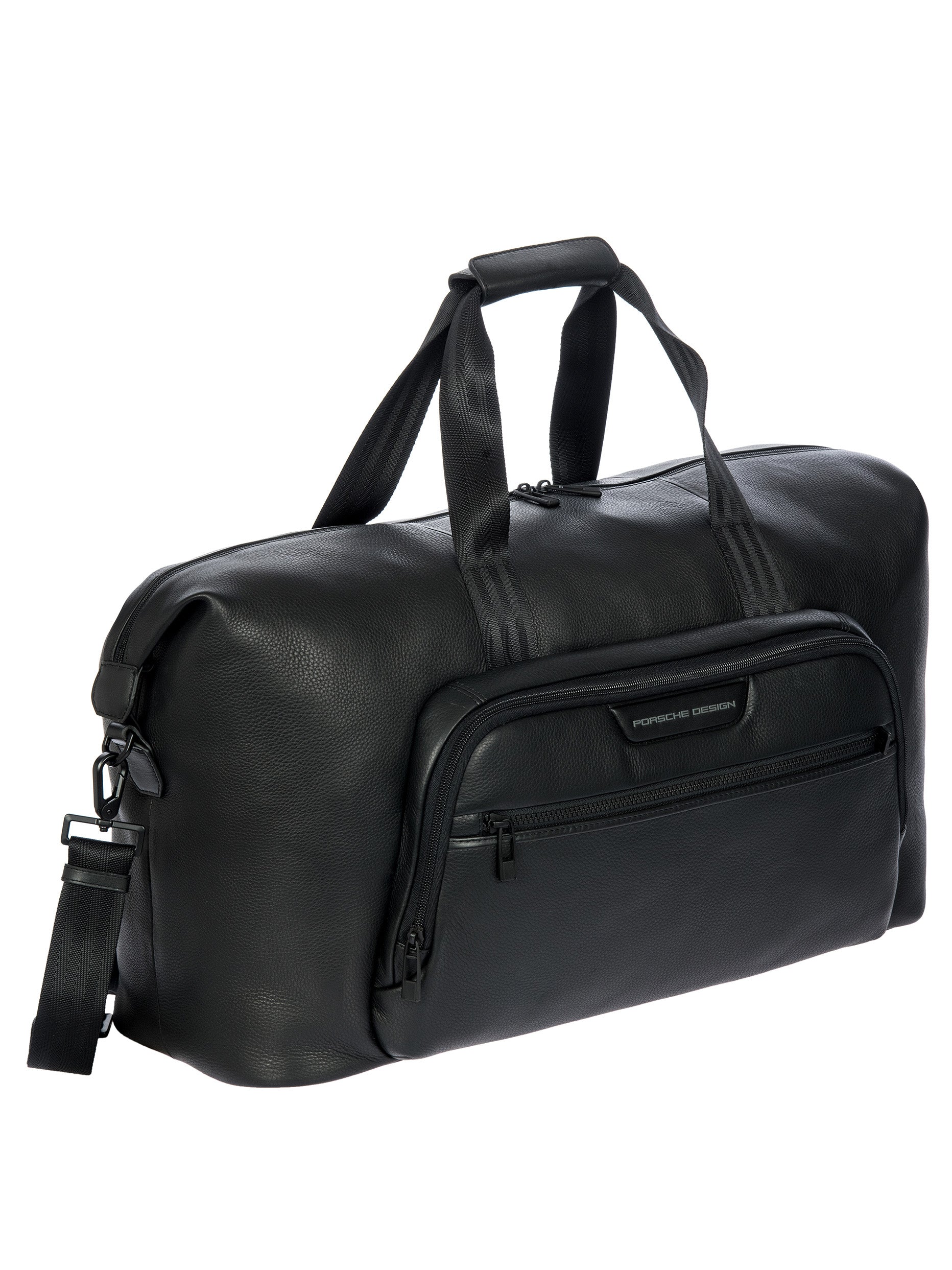 Porsche Design Roadster Leather Evo Weekender Grained Calfskin Black