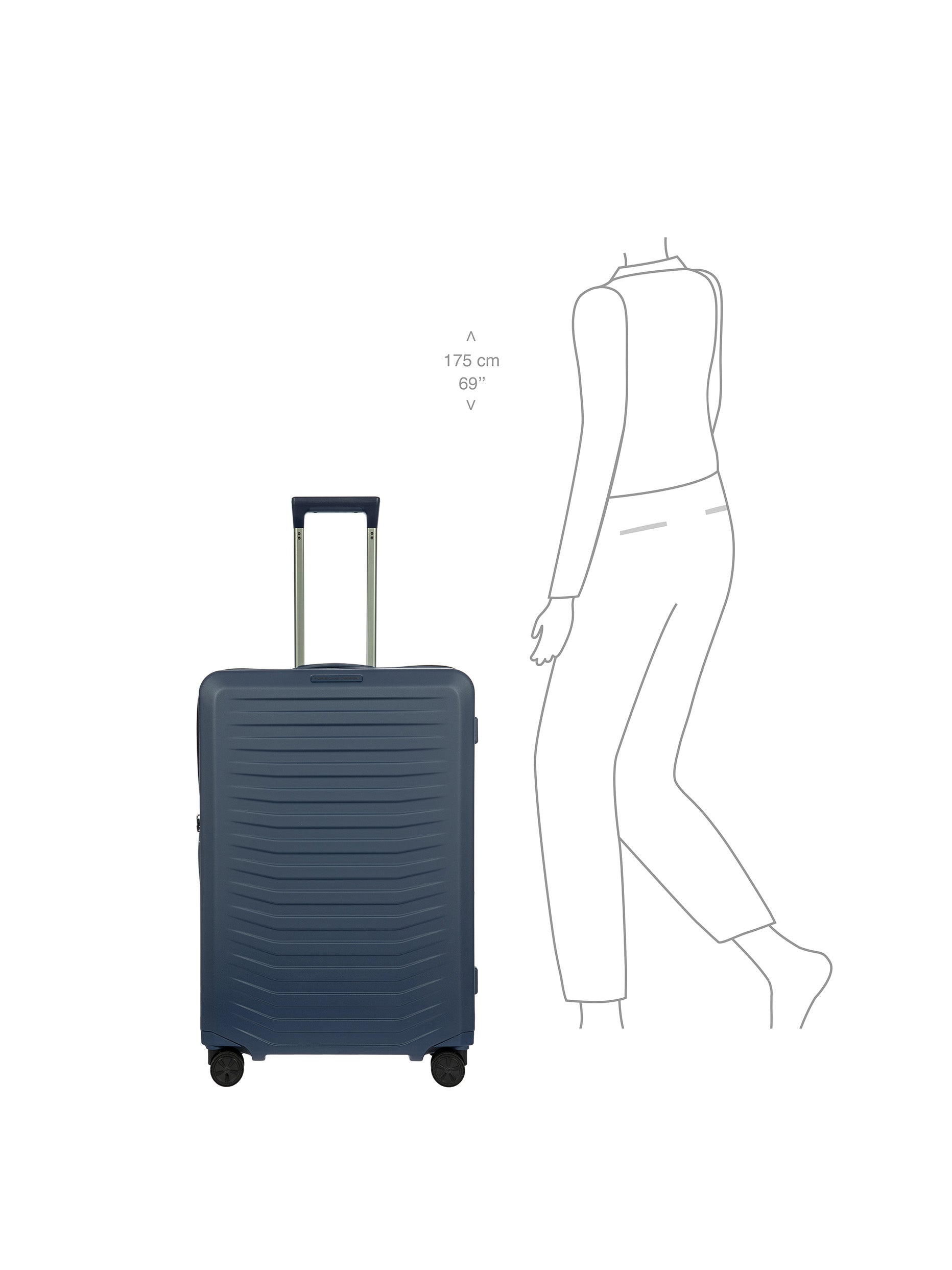 Porsche Design Roadster Hardcase 4W Large Trolley Polycarbonate