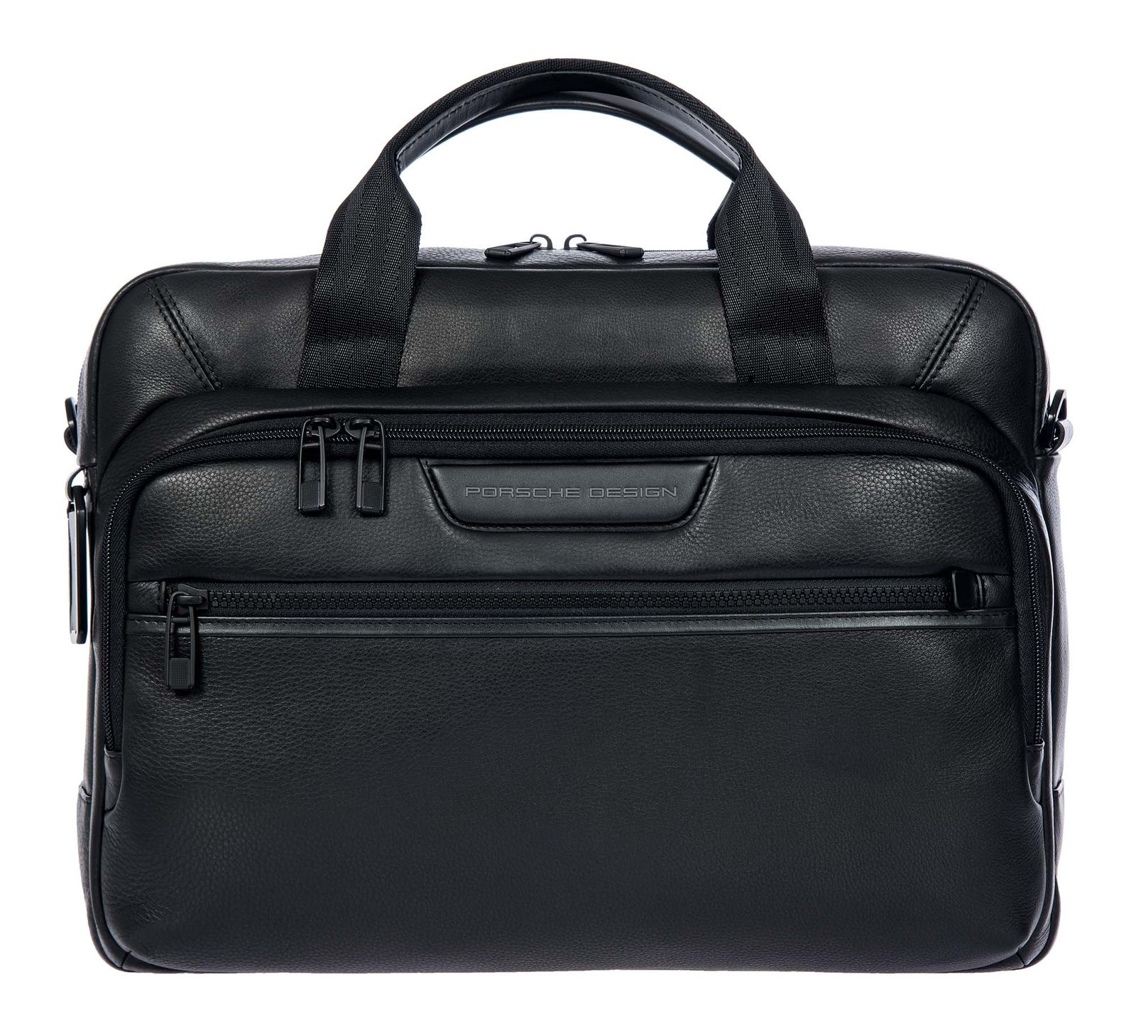 Porsche Design Roadster Evo Leather Briefcase 15.6in Black