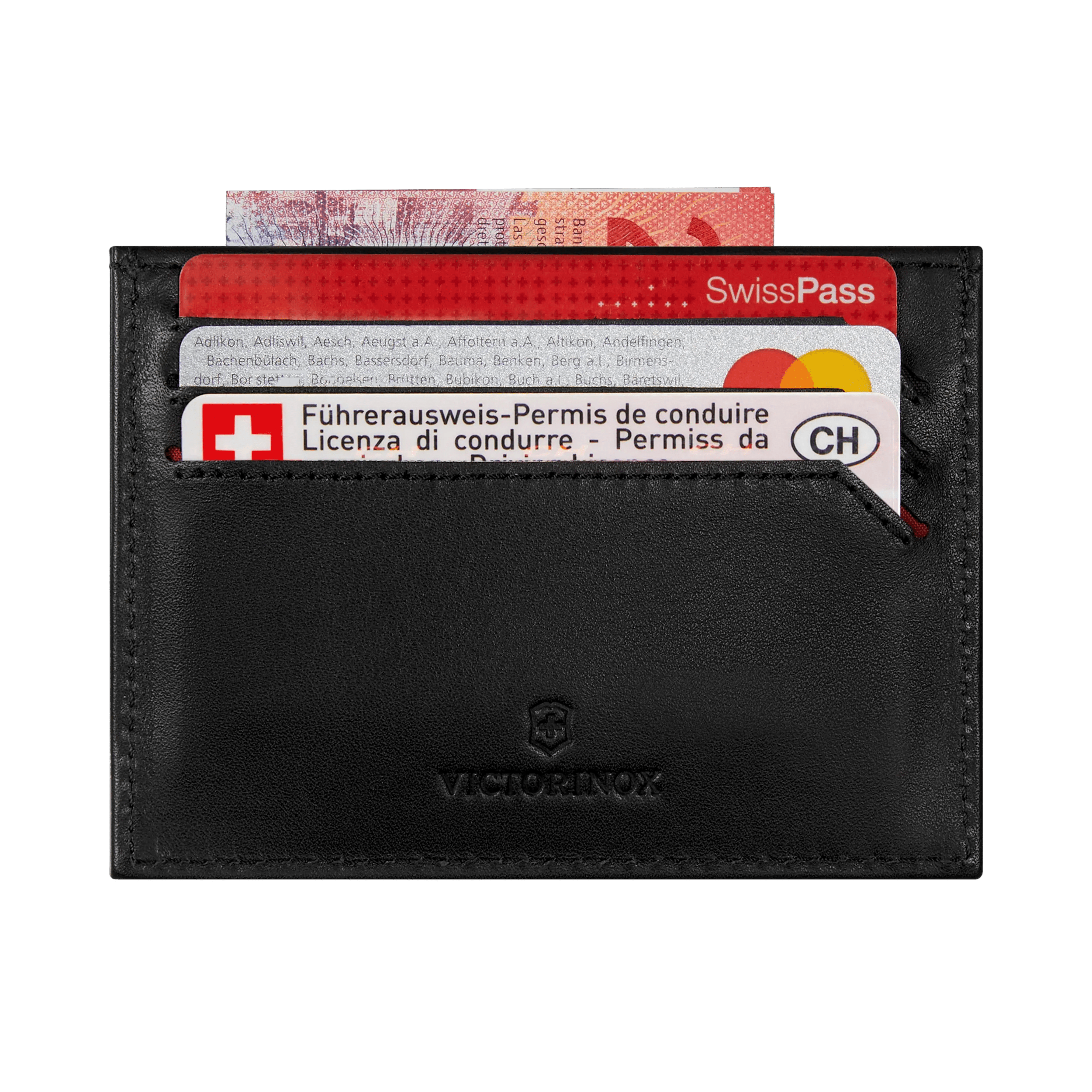 Victorinox Altius Alox Slim Card Case with RFID Protection Black