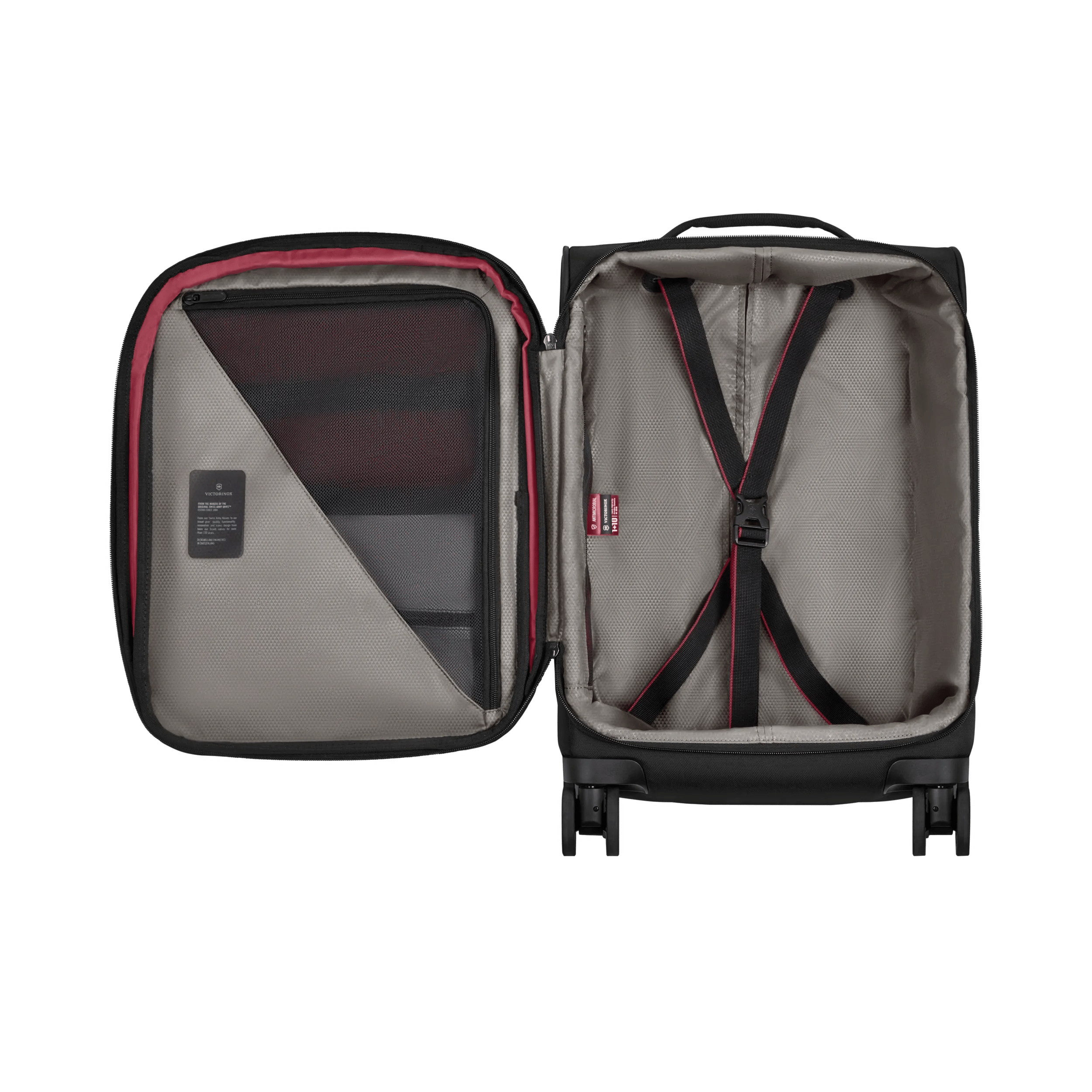 Victorinox Crosslight Frequent Flyer Softside Carry-On Lightweight Black