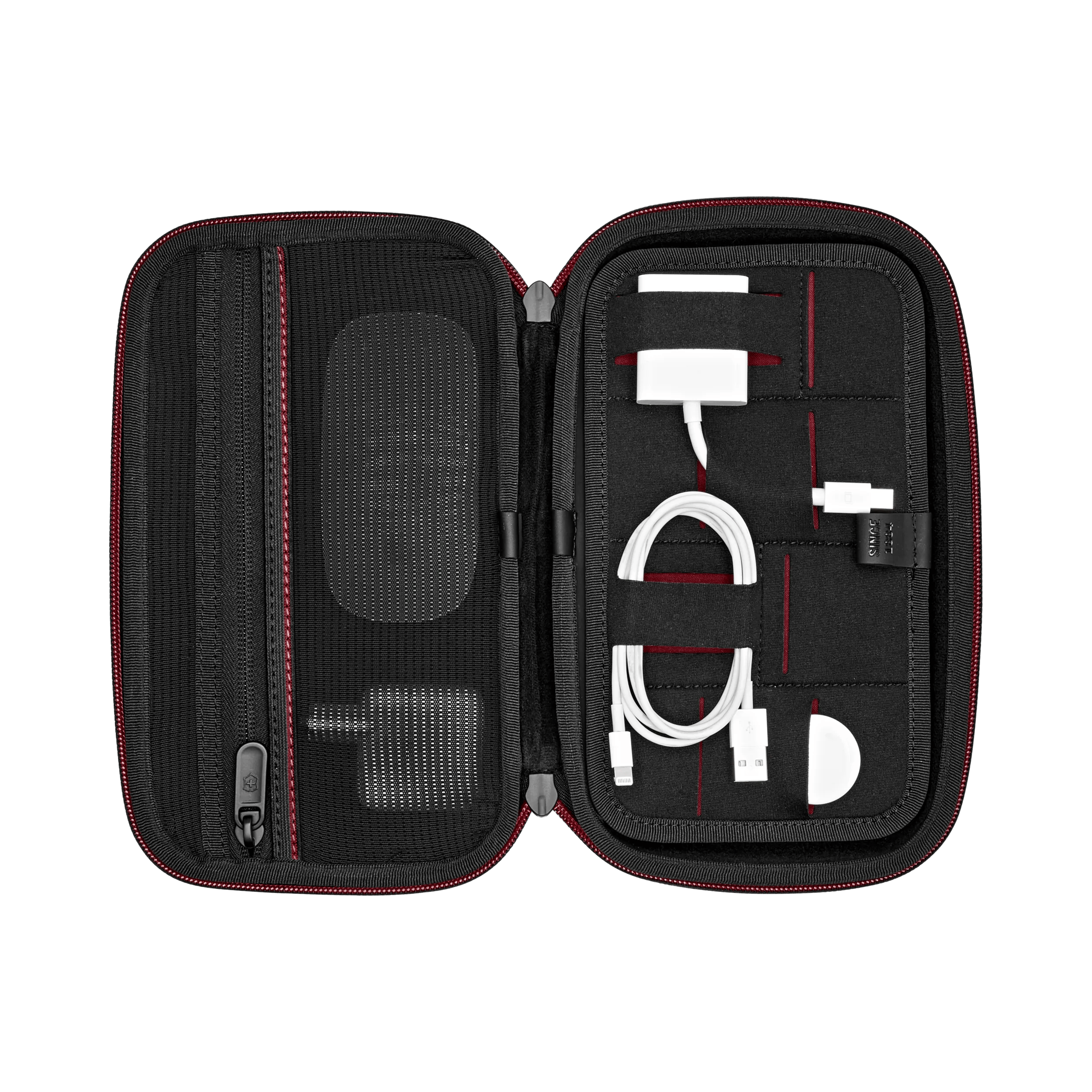 Victorinox Travel Essentials Tech Pouch Impact-Resistant Shell Black