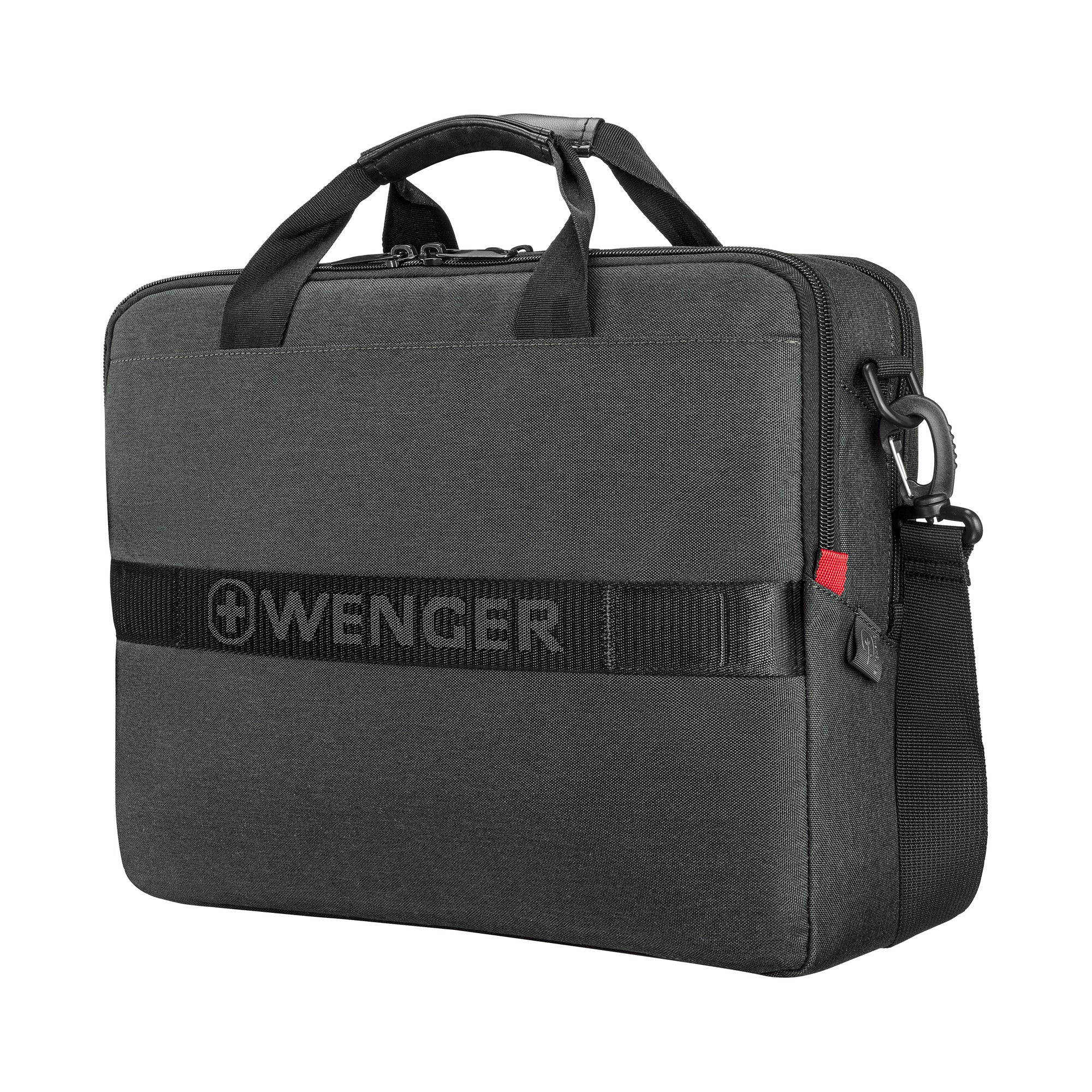 Wenger Mx Eco 16' Laptop Briefcase | Charcoal - iBags - Luggage
