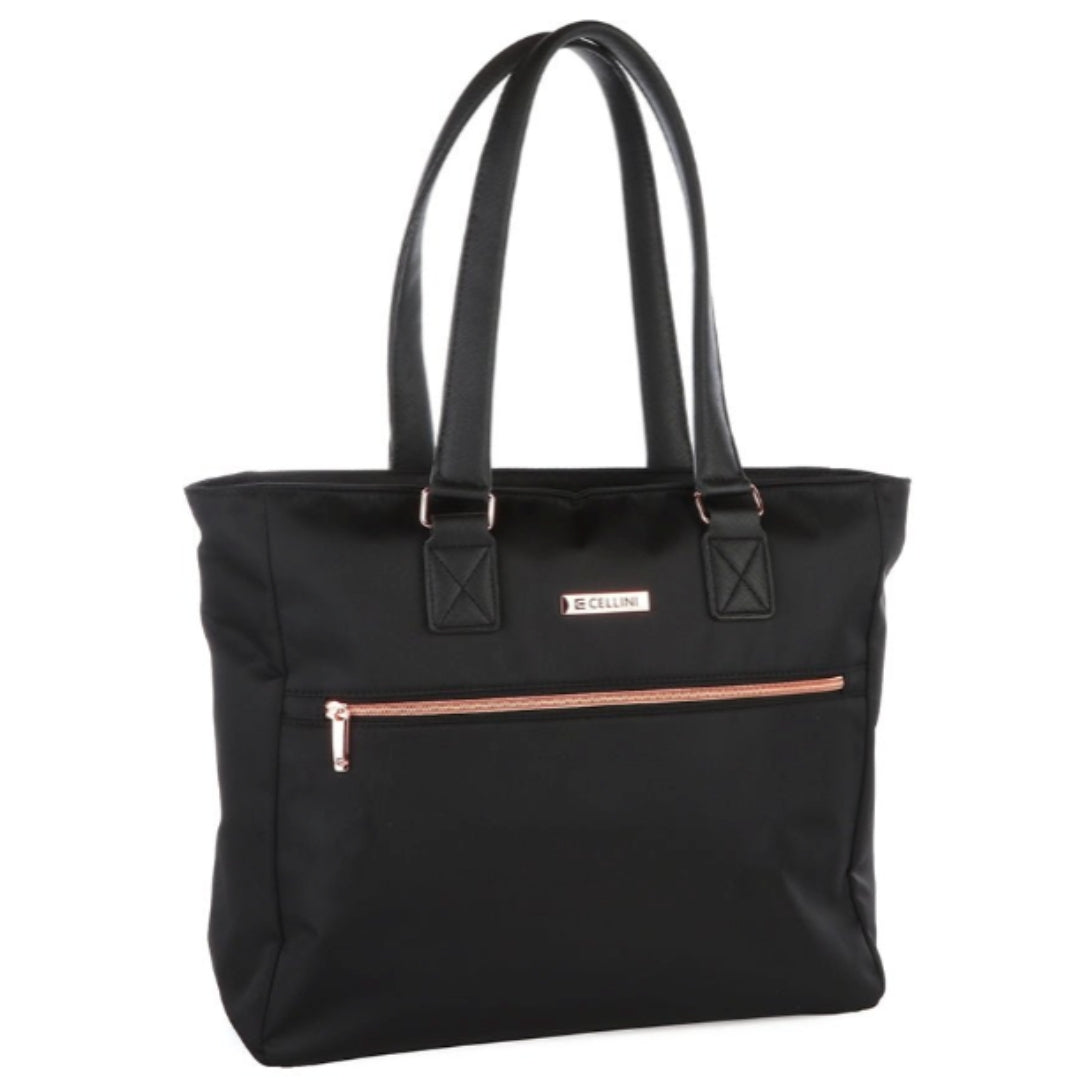 Cellini Allure Ladies Business Tote | Silk Black