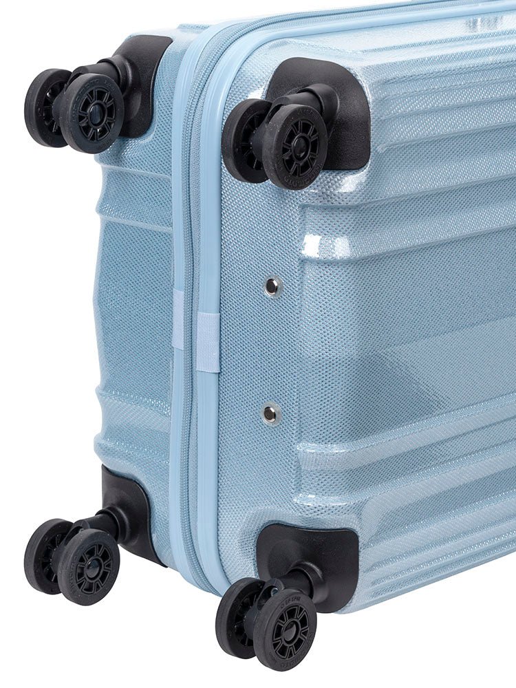 Cellini Compolite 4 Wheel Carry On Trolley | Blue - iBags - Luggage & Leather Bags