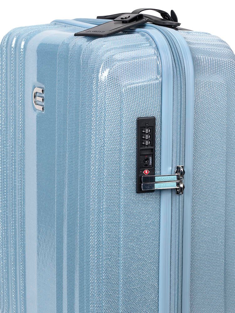 Cellini Compolite 4 Wheel Carry On Trolley | Blue - iBags - Luggage & Leather Bags