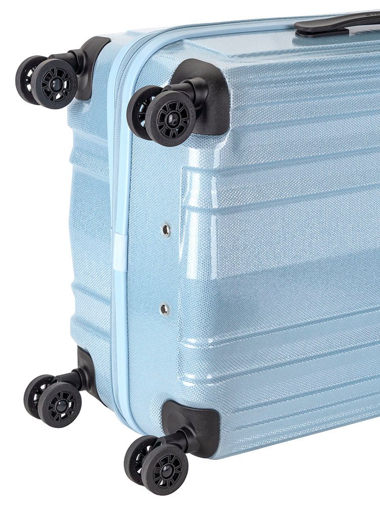 Cellini Compolite Medium 4 Wheel Trolley Case | Blue - iBags - Luggage & Leather Bags