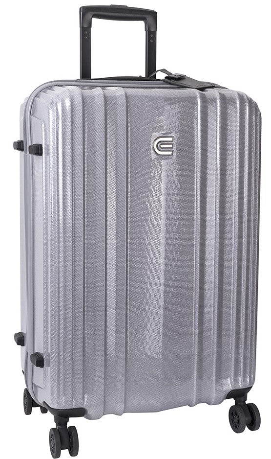 Cellini Compolite Medium 4 Wheel Trolley Case | Silver - iBags - Luggage & Leather Bags