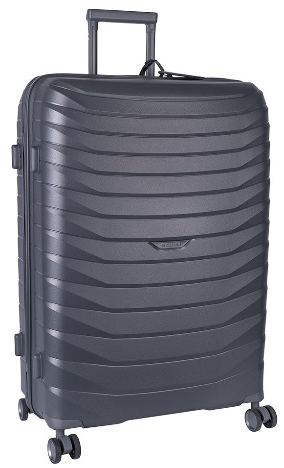 Cellini Grande Large 4 Wheel Trolley Case | Dark Grey - iBags - Luggage & Leather Bags