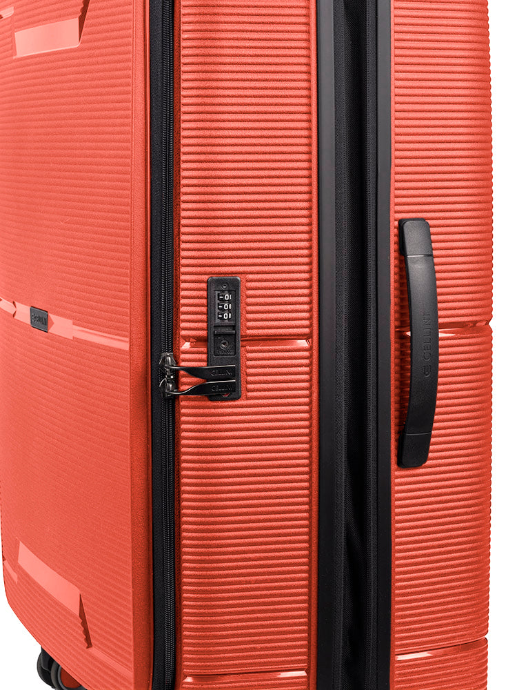 Cellini Ipak 3pc Luggage Set | Tangerine