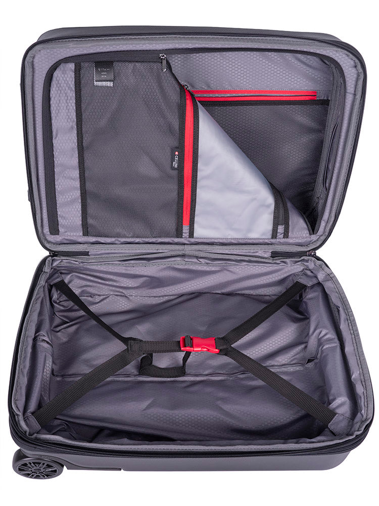 Cellini Pro X 2 Wheel Carry-On Pullman with Oversized Fastline Wheels | Black - iBags - Luggage & Leather Bags