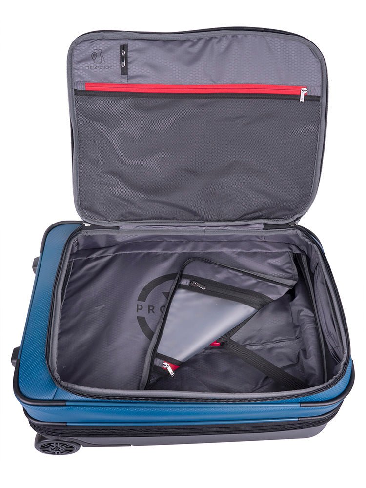 Cellini Pro X 2 Wheel Carry-On Pullman with Oversized Fastline Wheels | Blue - iBags - Luggage & Leather Bags