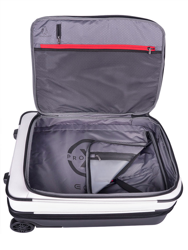 Cellini Pro X 2 Wheel Carry-On Pullman with Oversized Fastline Wheels | White - iBags - Luggage & Leather Bags