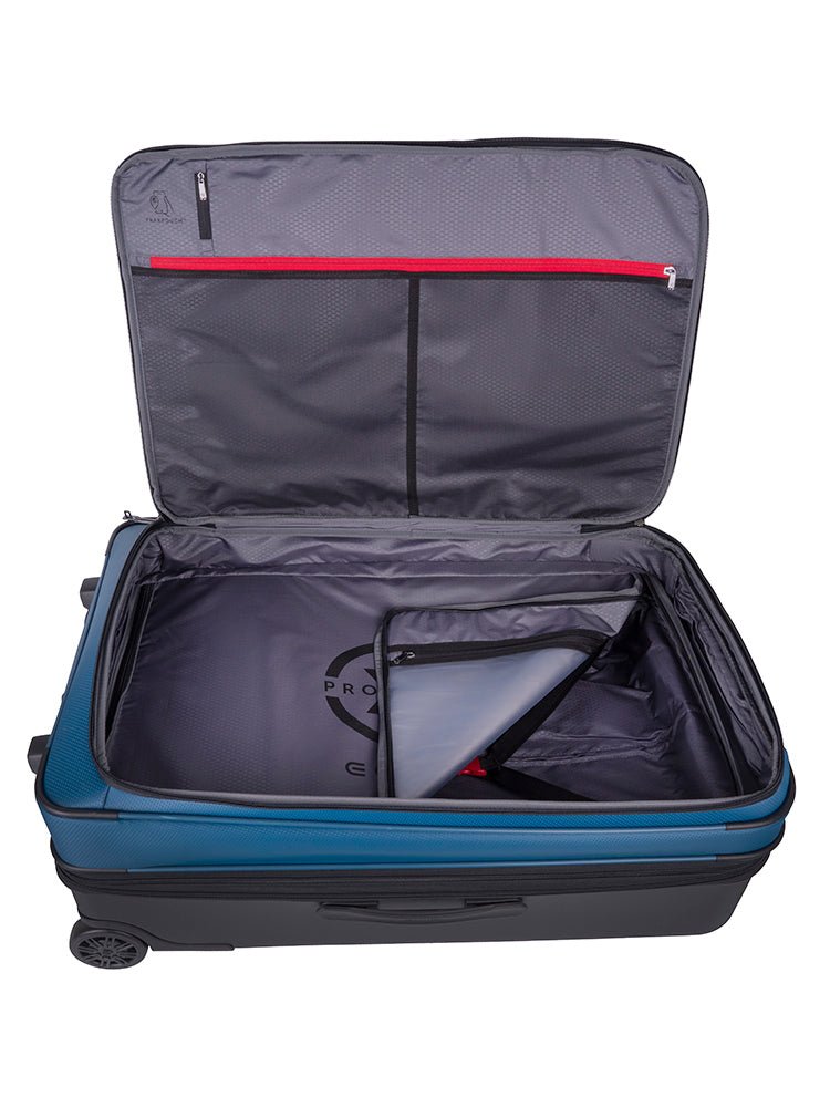 Cellini Pro X Large Trolley Pullman with Oversized Fastline Wheels | Blue - iBags - Luggage & Leather Bags
