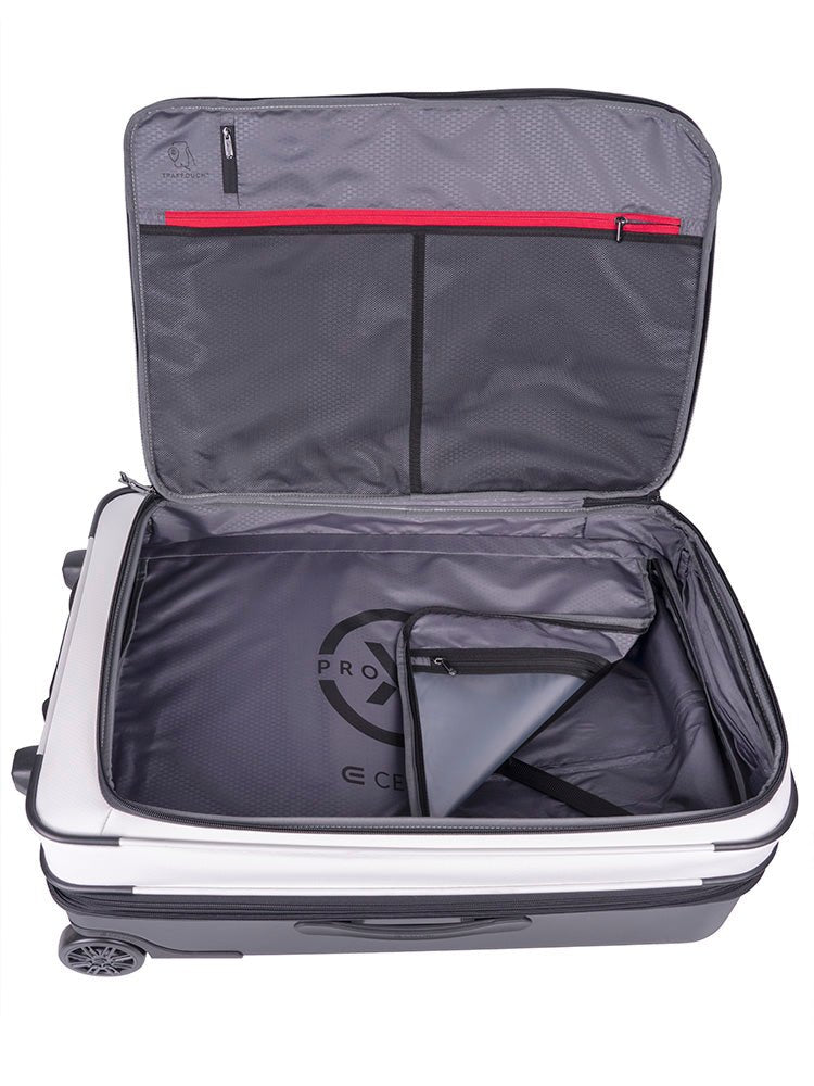 Cellini Pro X Large Trolley Pullman with Oversized Fastline Wheels | White - iBags - Luggage & Leather Bags