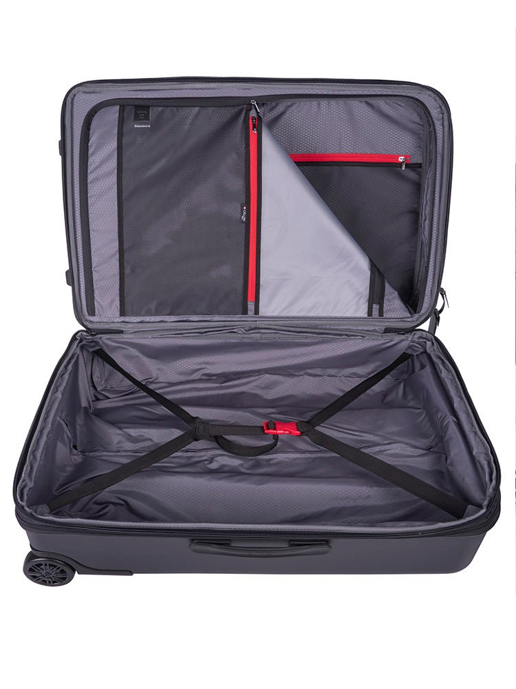 Cellini Pro X Medium Trolley Pullman with Oversized Fastline Wheels | Black - iBags - Luggage & Leather Bags