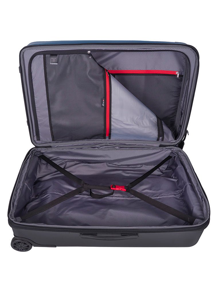Cellini Pro X Medium Trolley Pullman with Oversized Fastline Wheels | Blue - iBags - Luggage & Leather Bags