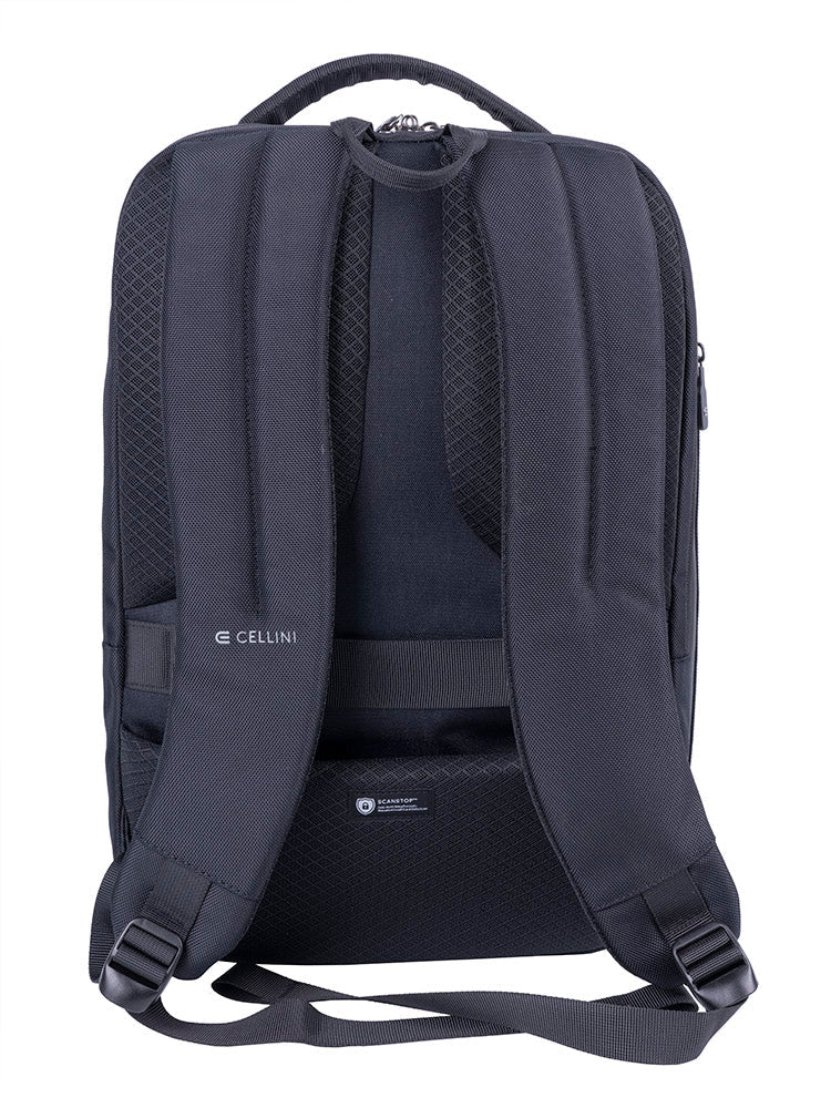 Cellini Sidekick Exec Backpack | Black - iBags - Luggage & Leather Bags