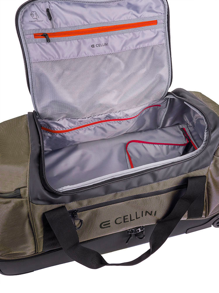 Cellini Xplorer Large Double Decker Trolley Duffel | Green
