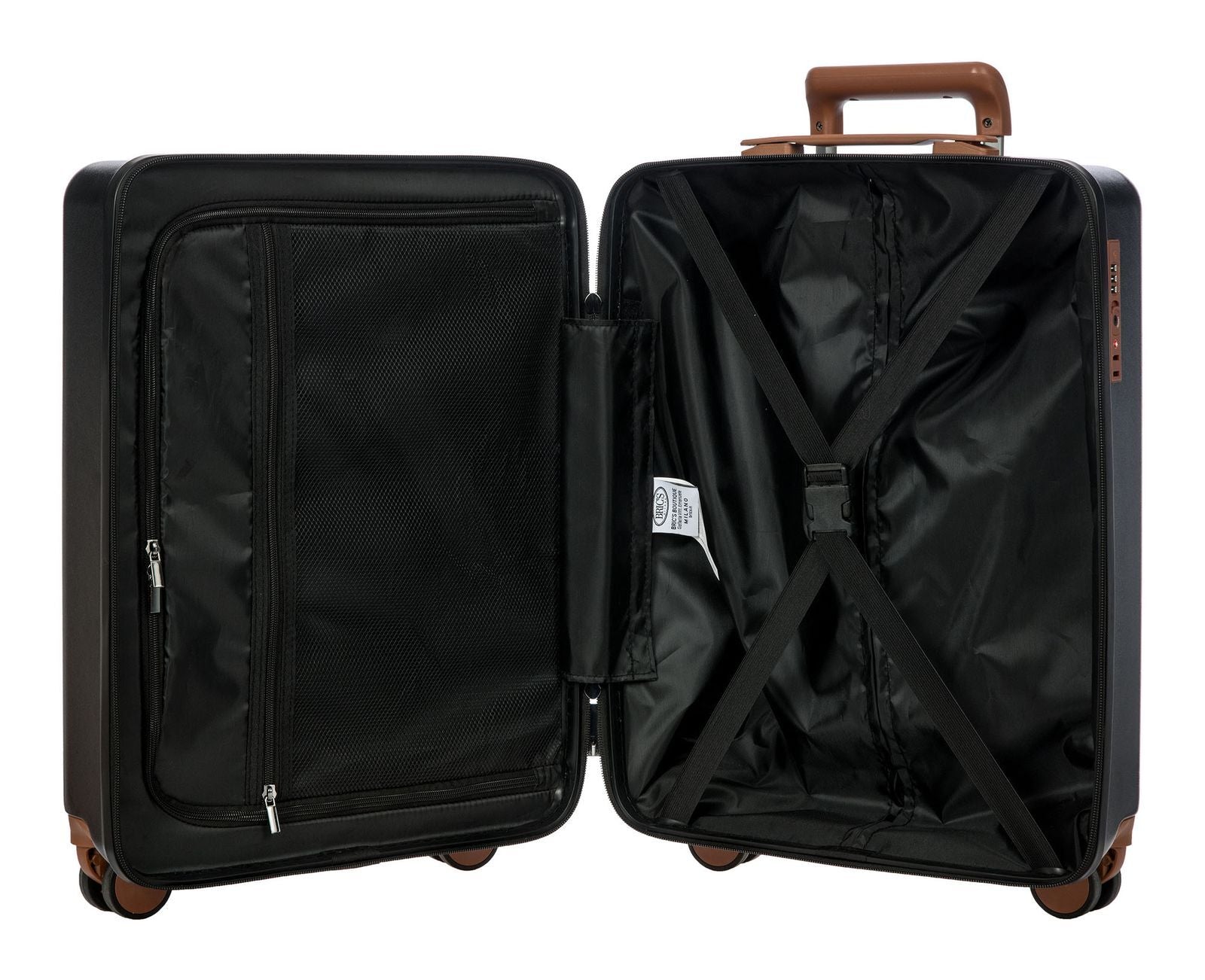 BRIC'S Ferrara 55 cm Cabin Trolley Hard Shell Black
