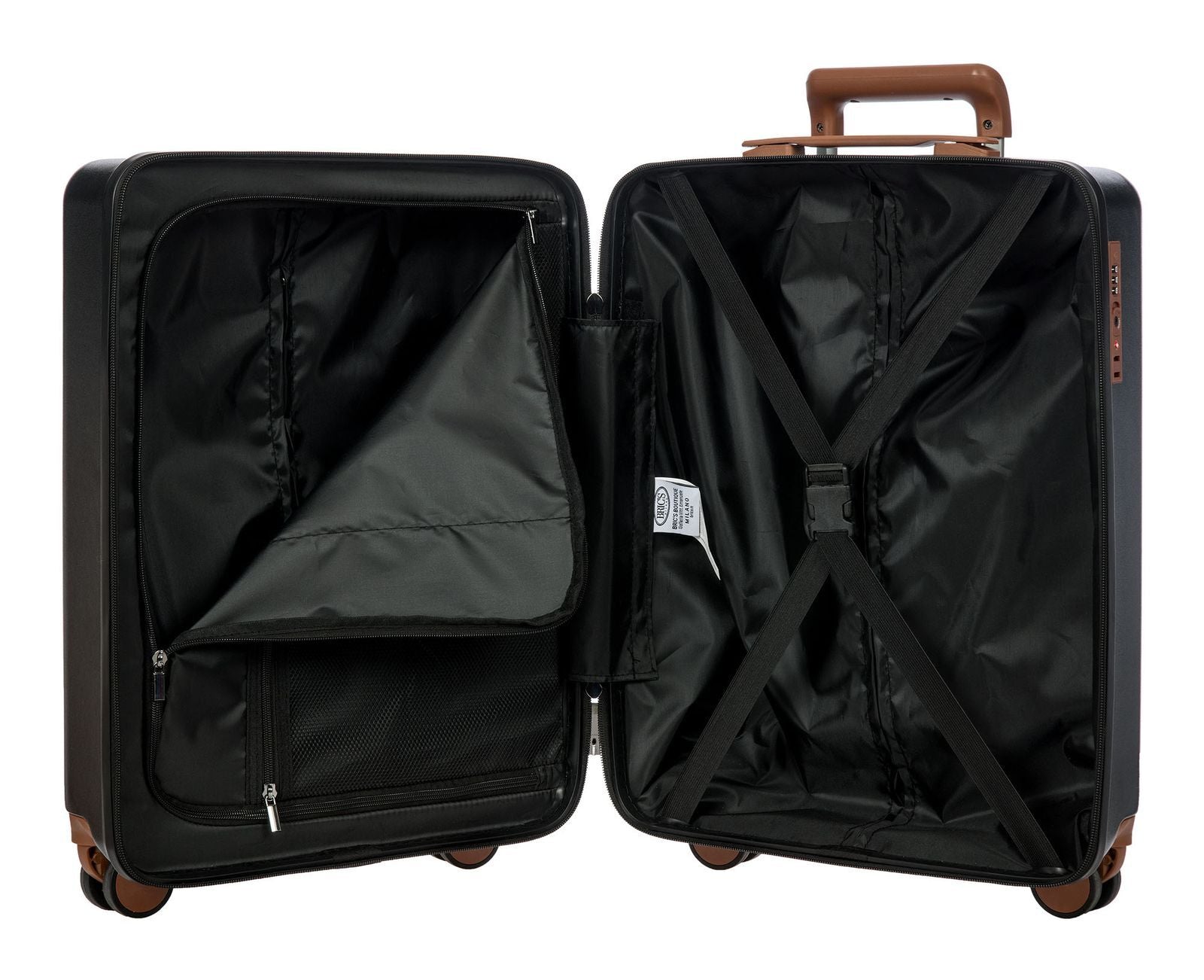 BRIC'S Ferrara 55 cm Cabin Trolley Hard Shell Black