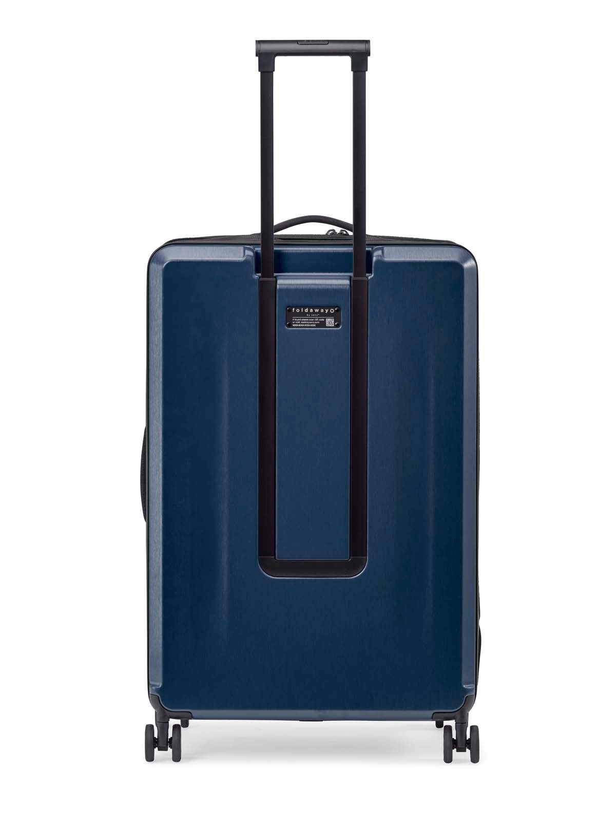 Senz° Foldaway Large Check In Trolley | Midnight Blue - iBags - Luggage & Leather Bags