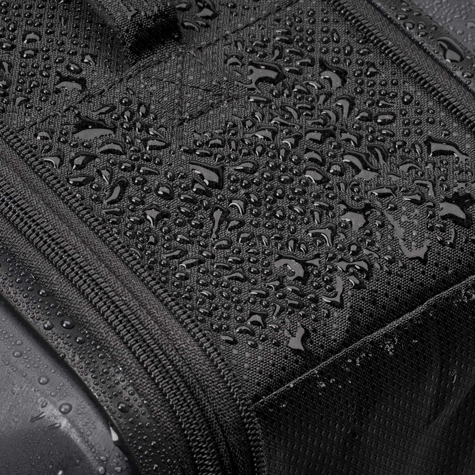 Senz° Foldaway Medium Check In Trolley | Pure Black - iBags - Luggage & Leather Bags