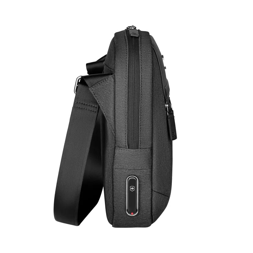 Victorinox 10" Crossbody Shoulder Bag | Grey/Black - iBags - Luggage & Leather Bags