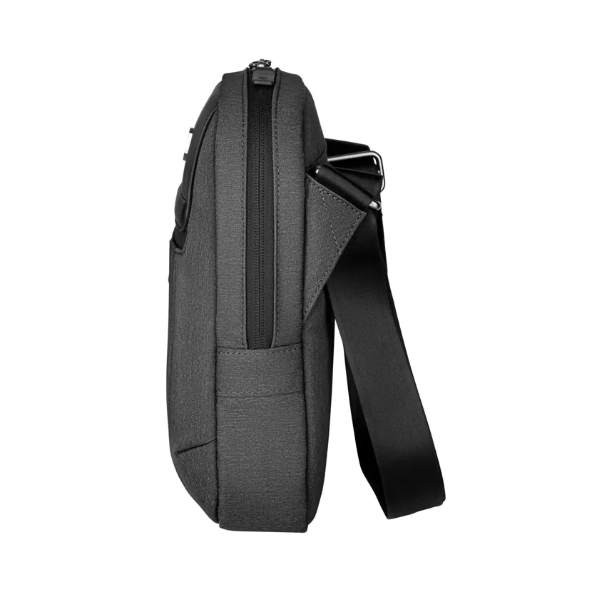 Victorinox 10" Crossbody Shoulder Bag | Grey/Black - iBags - Luggage & Leather Bags