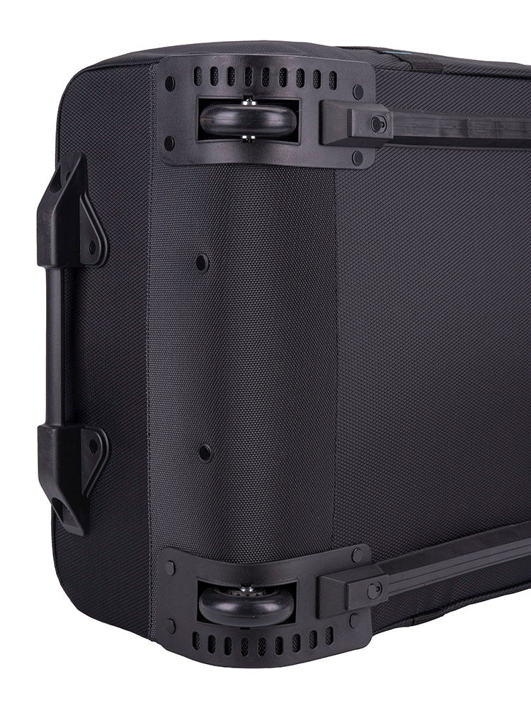 Voyager Trek Large 2-Wheel Trolley Duffel | Black - iBags - Luggage & Leather Bags
