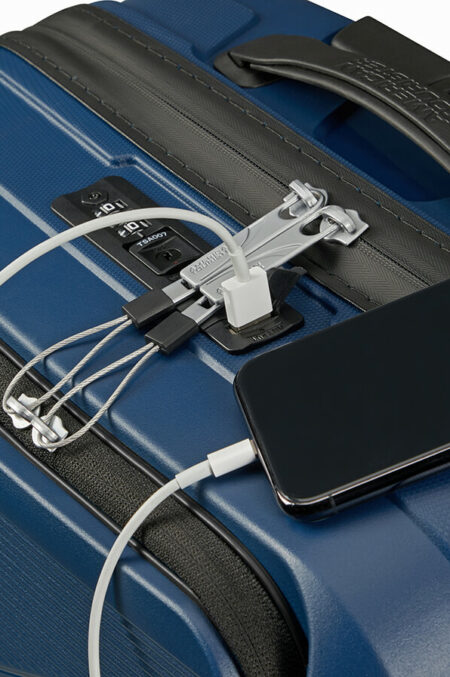 American Tourister Airconic Spinner Frontloader 15.6′ 55Cm | Midnight Navy