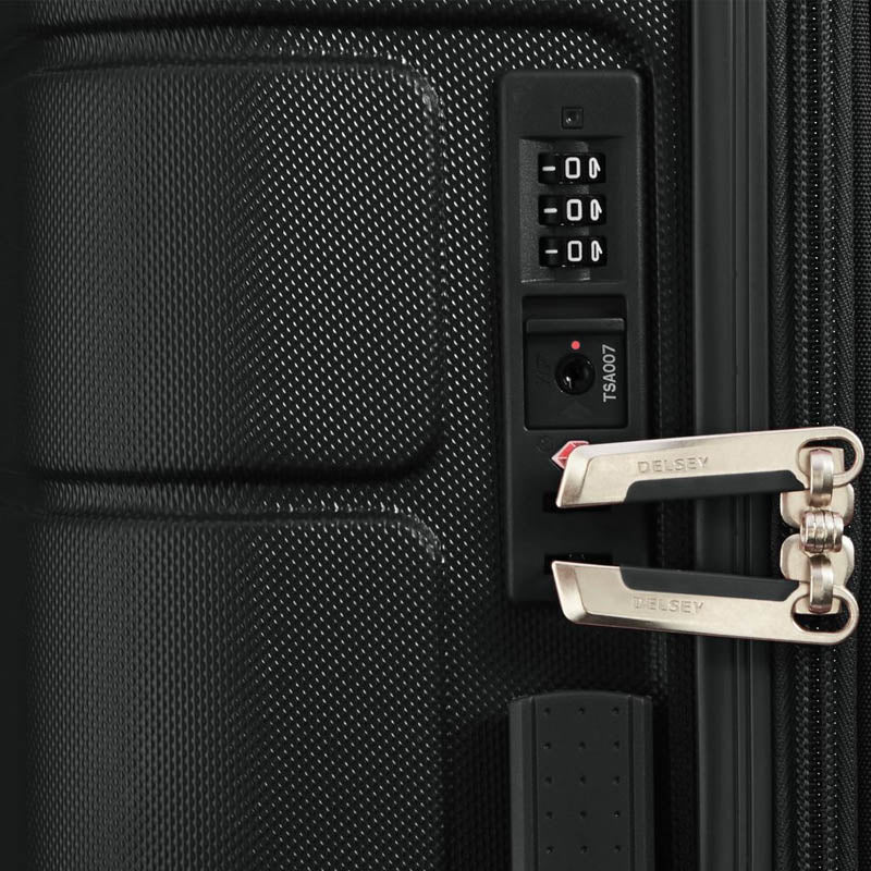 Delsey Lagos 55cm Slim Cabin Trolley Case | Black