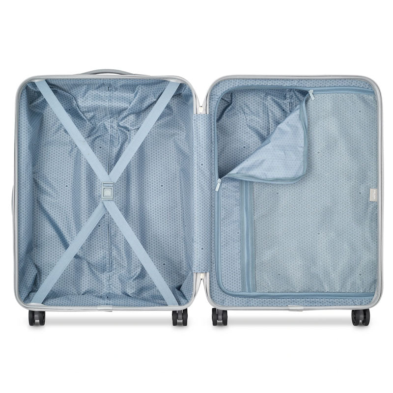 Delsey Lagos 55cm Slim Cabin Trolley Case | Silver
