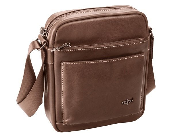 Adpel Arizona Leather Luna Shoulder Bag | Brown - iBags - Luggage & Leather Bags