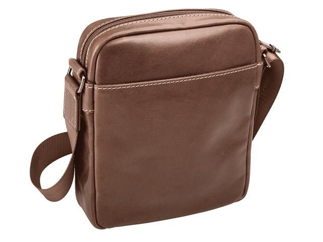 Adpel Arizona Leather Luna Shoulder Bag | Brown - iBags - Luggage & Leather Bags