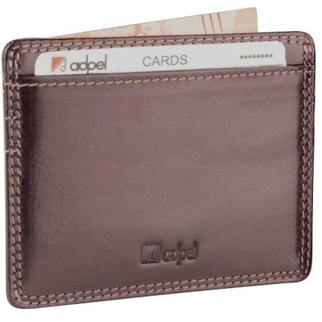 Adpel Dakota Leather Card Holder | Brown - iBags - Luggage & Leather Bags