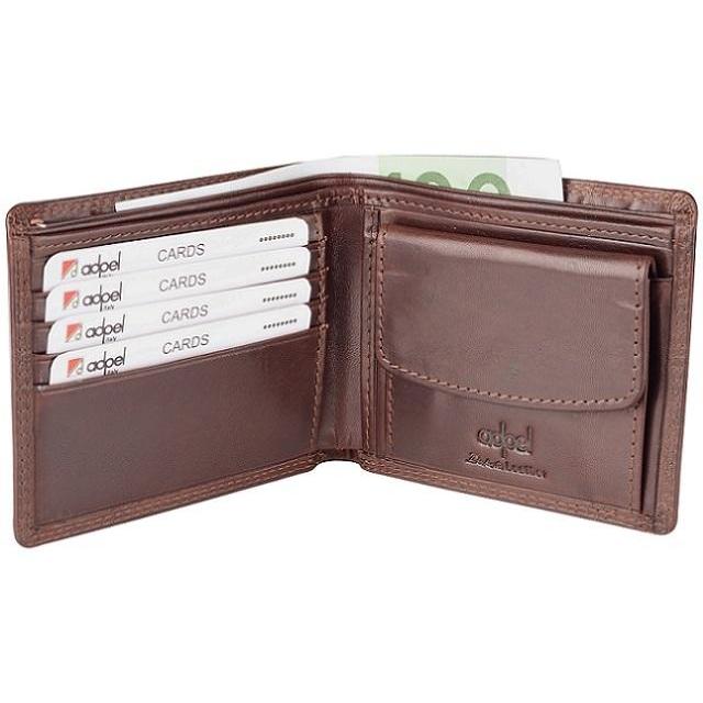 Adpel Dakota Leather Fold Wallet | Brown - iBags.co.za