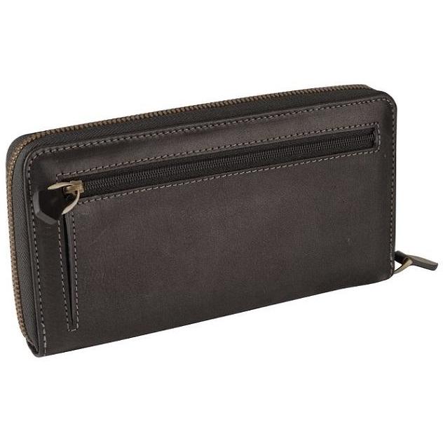 Adpel Dakota Leather Purse | Black - iBags.co.za