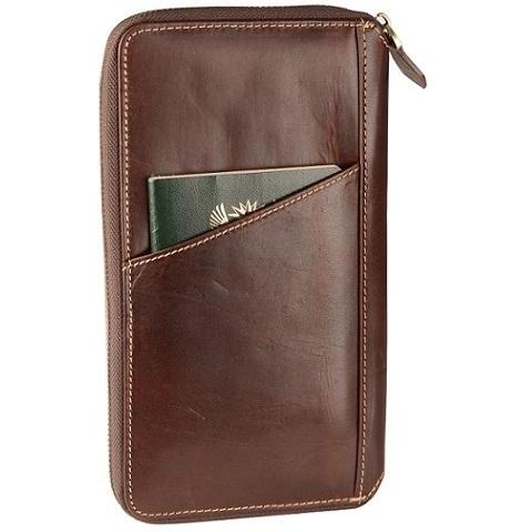 Adpel Dakota Leather Sonic Travel Wallet | Brown - iBags.co.za