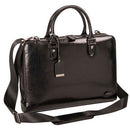 Adpel Fastlane Slim Leather Laptop Bag Black - iBags.co.za