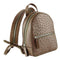 Alexa Ostrich Quill Leather Backpack Pepper - iBags.co.za