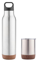 ALMELO - Hans Larsen Insulated Flask & Tumbler Set - Silver - iBags - Luggage, Leather Laptop Bags, Backpacks - South Africa
