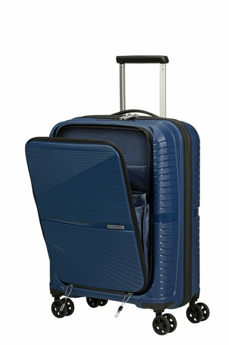American Tourister Airconic Spinner Frontloader 15.6′ 55Cm | Midnight Navy - iBags - Luggage & Leather Bags