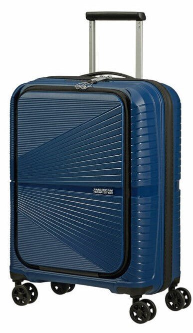 American Tourister Airconic Spinner Frontloader 15.6′ 55Cm | Midnight Navy - iBags - Luggage & Leather Bags