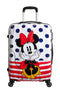 American Tourister Disney Legends 65cm Alfatwist Spinner | Minnie Blue Dot - iBags - Luggage & Leather Bags