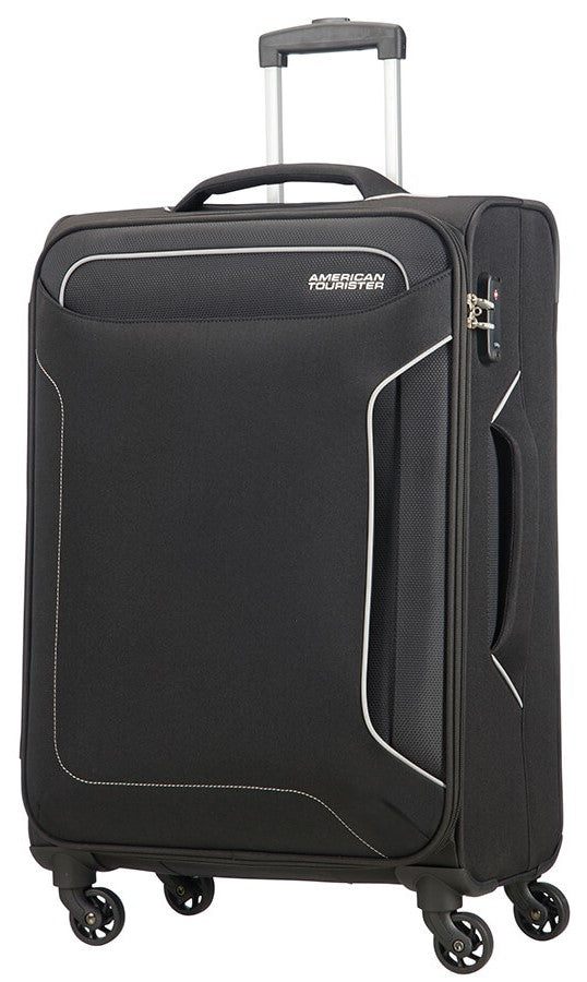 American Tourister Holiday Heat 67cm Spinner | Black - iBags - Luggage & Leather Bags