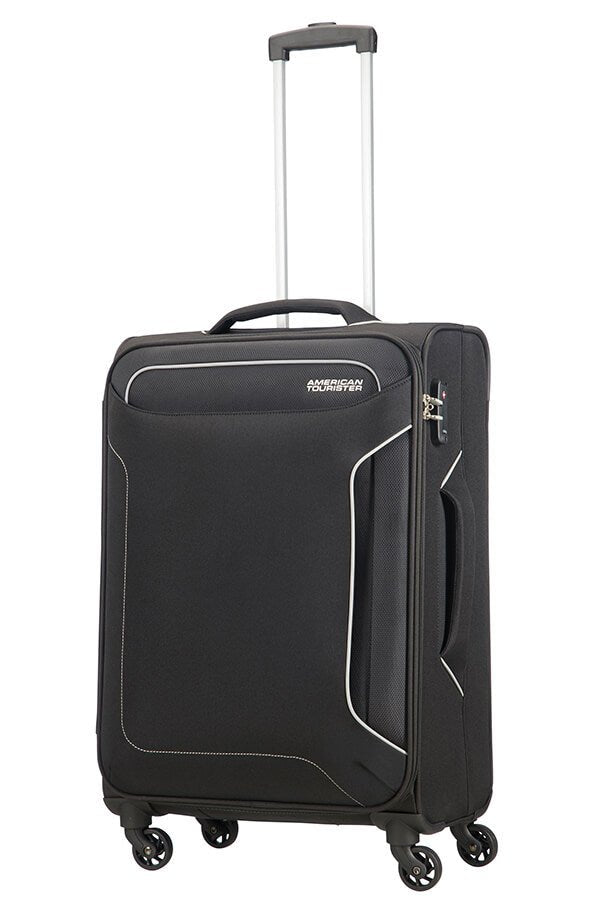 American Tourister Holiday Heat 67cm Spinner | Black - iBags - Luggage & Leather Bags