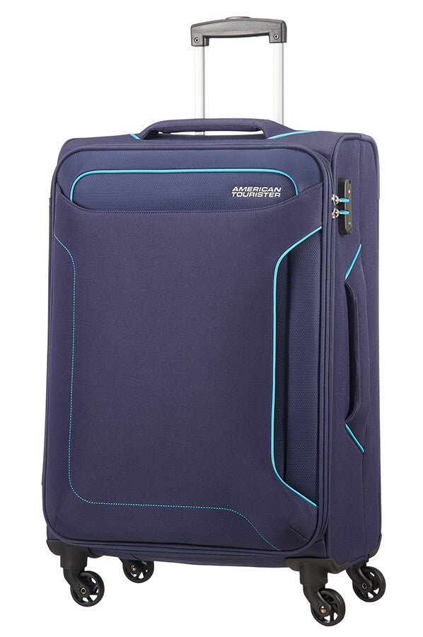 American Tourister Holiday Heat 67cm Spinner | Navy - iBags - Luggage & Leather Bags